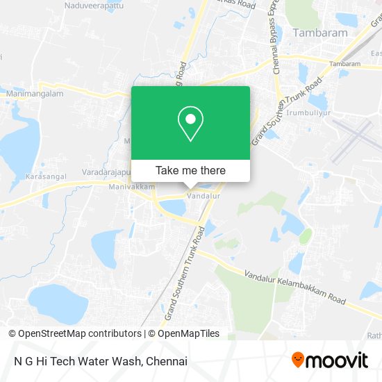 N G Hi Tech Water Wash map