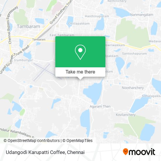 Udangodi Karupatti Coffee map