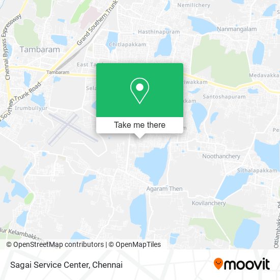 Sagai Service Center map