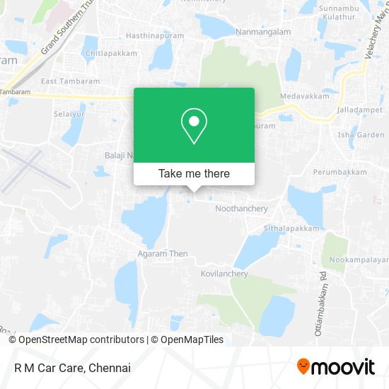 R M Car Care map