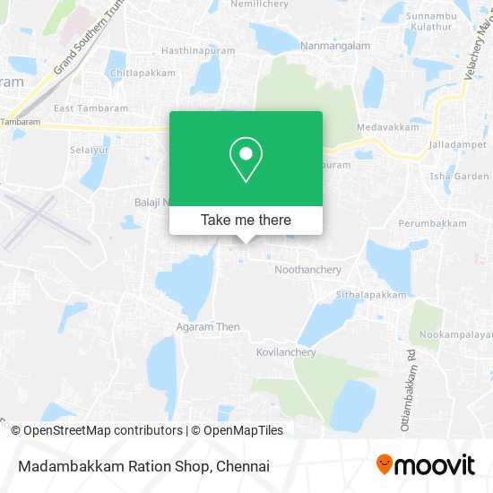 Madambakkam Ration Shop map