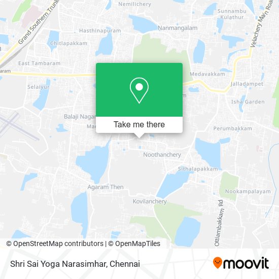 Shri Sai Yoga Narasimhar map