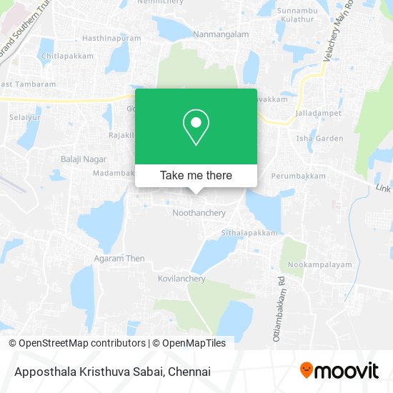 Apposthala Kristhuva Sabai map