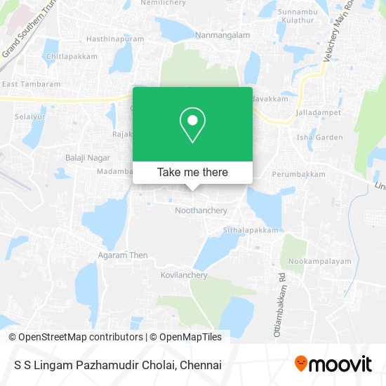 S S Lingam Pazhamudir Cholai map