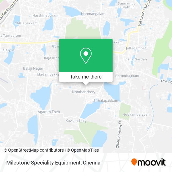 Milestone Speciality Equipment map