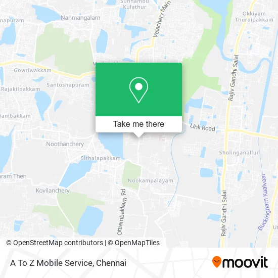 A To Z Mobile Service map