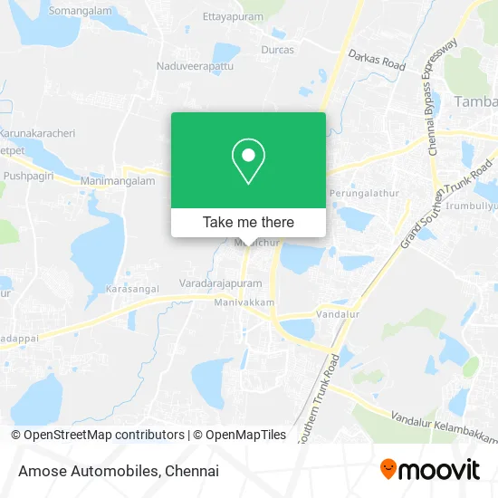 Amose Automobiles map