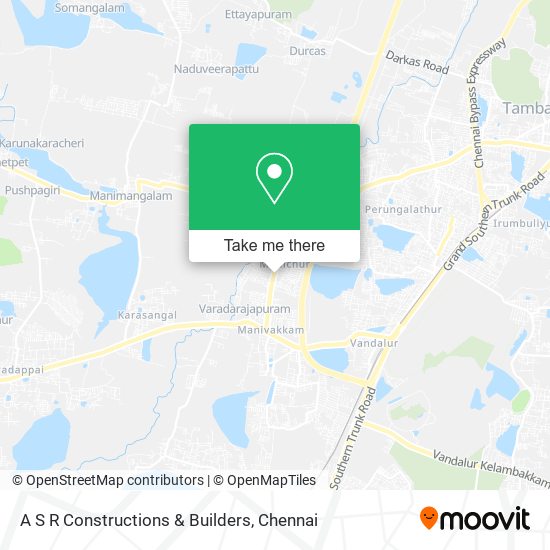 A S R Constructions & Builders map