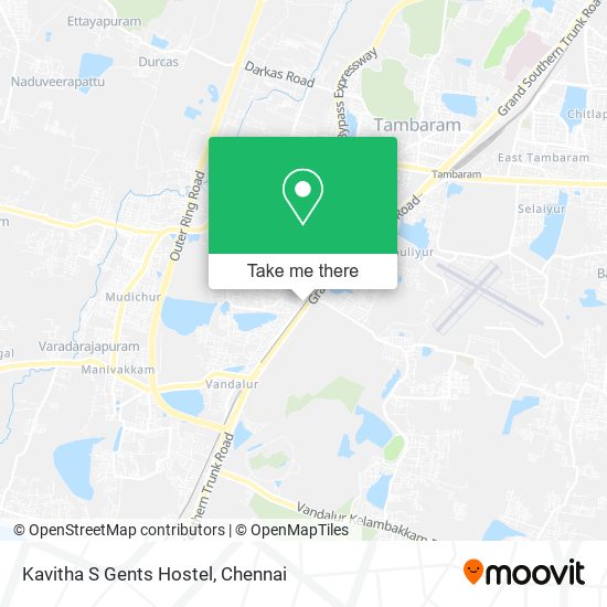 Kavitha S Gents Hostel map