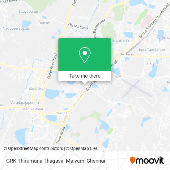 GRK Thirumana Thagaval Maiyam map