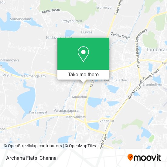 Archana Flats map