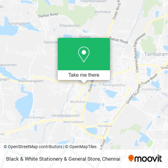 Black & White Stationery & General Store map