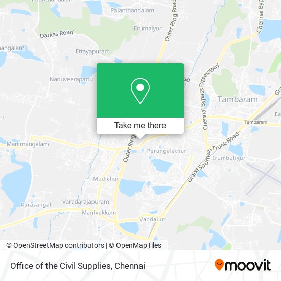 Office of the Civil Supplies map
