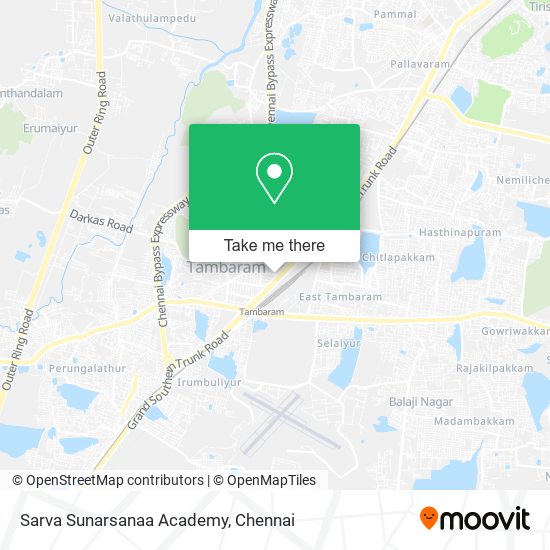 Sarva Sunarsanaa Academy map