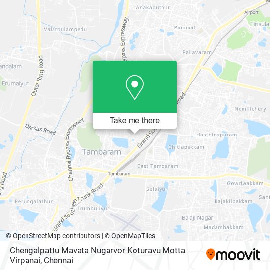 Chengalpattu Mavata Nugarvor Koturavu Motta Virpanai map