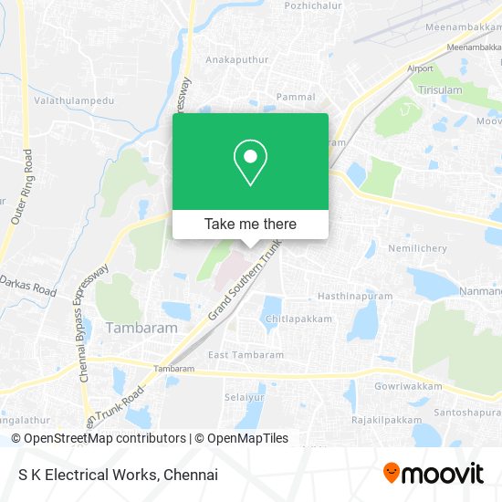 S K Electrical Works map