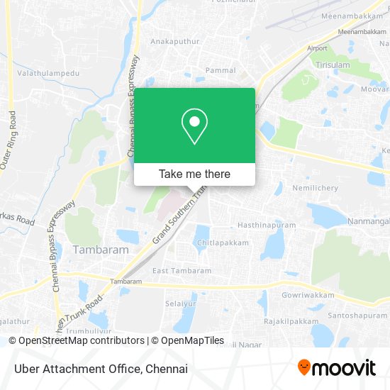 Uber Attachment Office map