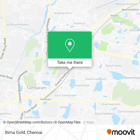 Bima Gold map