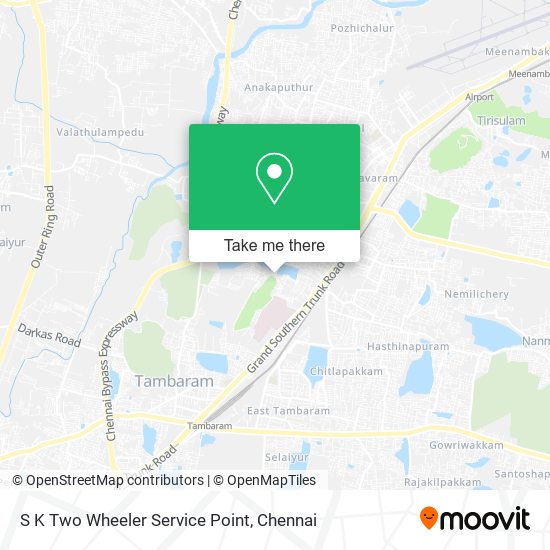 S K Two Wheeler Service Point map