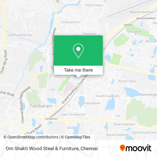 Om Shakti Wood Steel & Furniture map