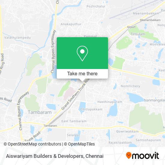 Aiswariyam Builders & Developers map