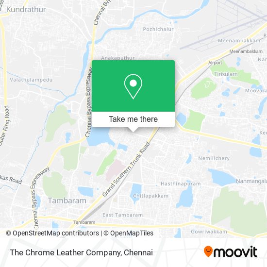 The Chrome Leather Company map