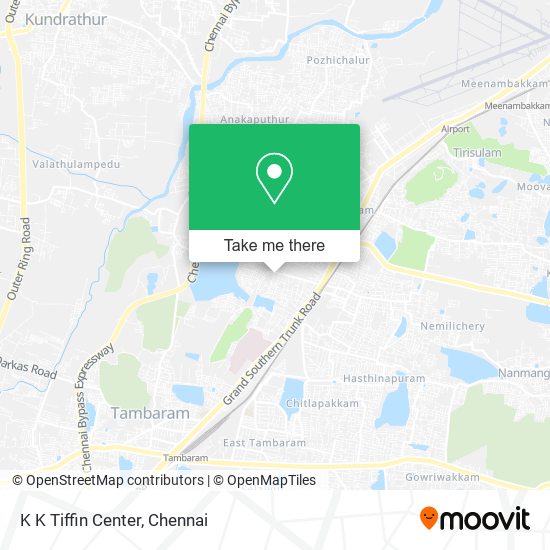 K K Tiffin Center map