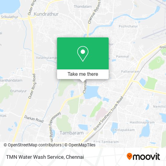 TMN Water Wash Service map