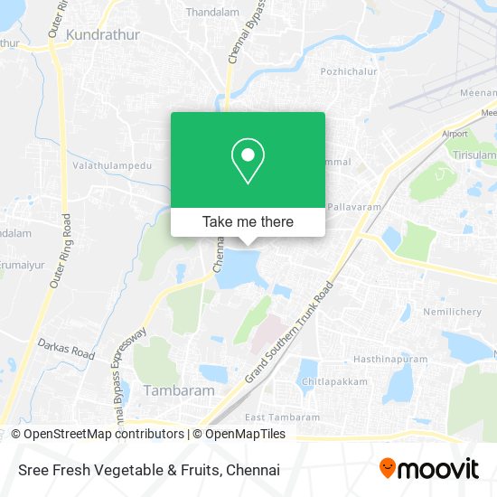 Sree Fresh Vegetable & Fruits map