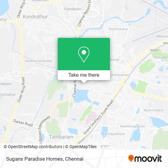 Sugans Paradise Homes map