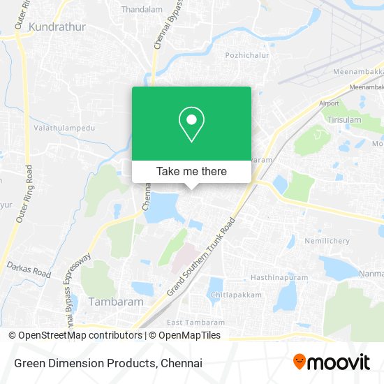 Green Dimension Products map