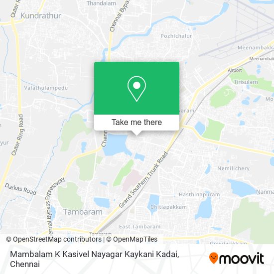 Mambalam K Kasivel Nayagar Kaykani Kadai map