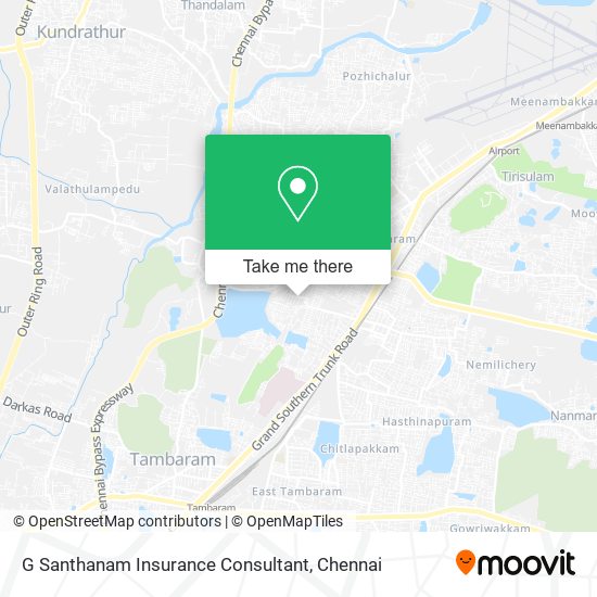 G Santhanam Insurance Consultant map