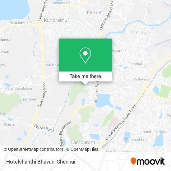 Hotelshanthi Bhavan map