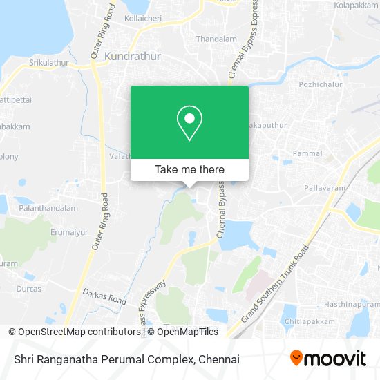 Shri Ranganatha Perumal Complex map