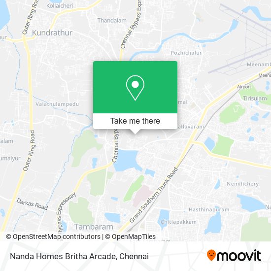 Nanda Homes Britha Arcade map