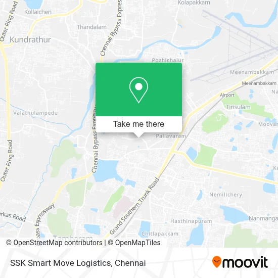 SSK smart Move Logistics map