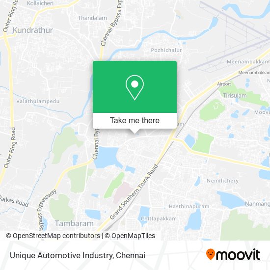 Unique Automotive Industry map