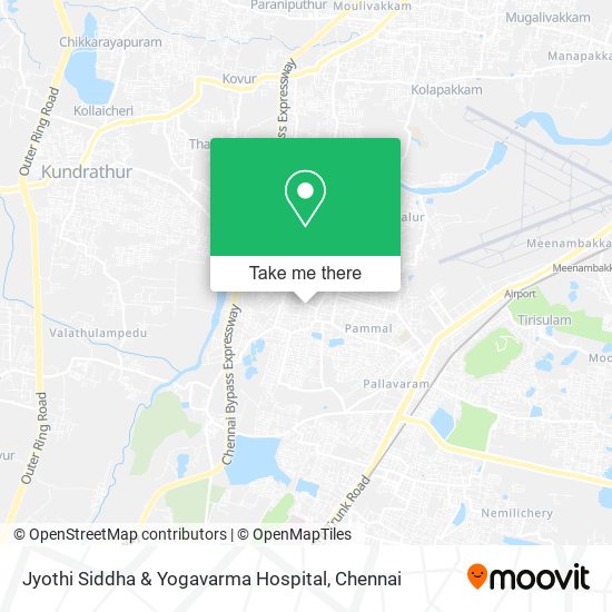Jyothi Siddha & Yogavarma Hospital map