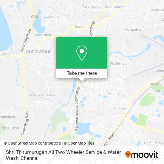 Shri Thirumurugan All Two Wheeler Service & Water Wash map