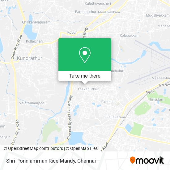 Shri Ponniamman Rice Mandy map