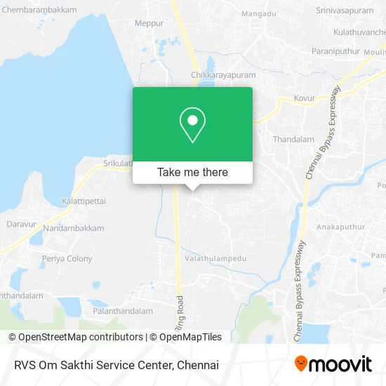 RVS Om Sakthi Service Center map
