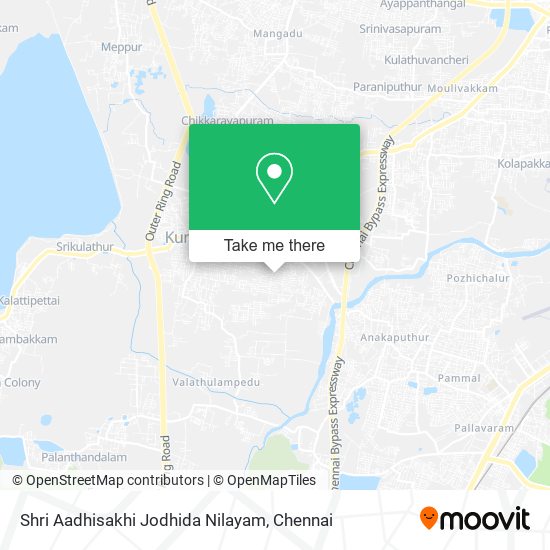Shri Aadhisakhi Jodhida Nilayam map