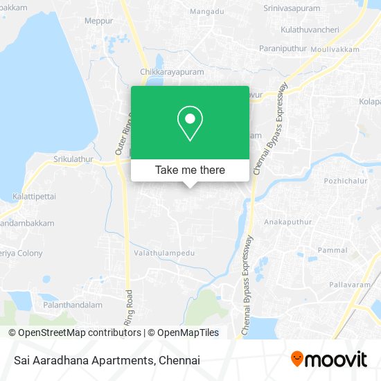 Sai Aaradhana Apartments map