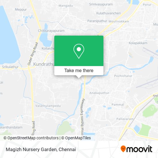Magizh Nursery Garden map