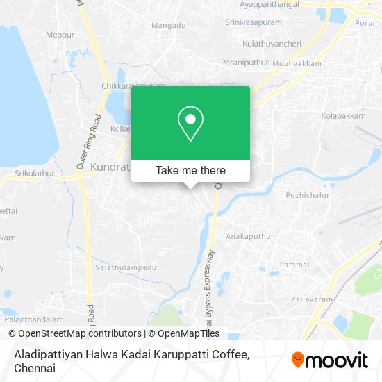 Aladipattiyan Halwa Kadai Karuppatti Coffee map