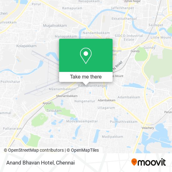 Anand Bhavan Hotel map