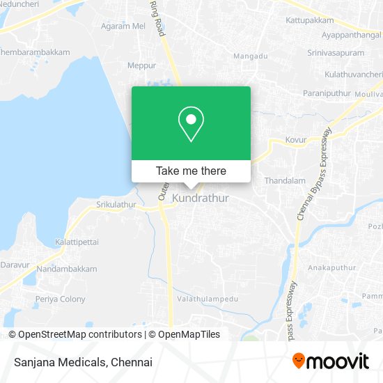 Sanjana Medicals map