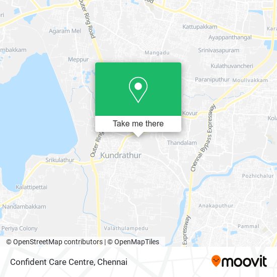 Confident Care Centre map