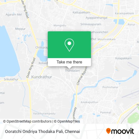 Ooratchi Ondriya Thodaka Pali map